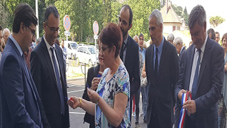 illustration 18 mai 2018 : inauguration du Centre Hospitalier de Condrieu en direction commune avec Vienne