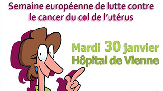 illustration 22 janvier 2019 : Semaine européenne de dépistage du cancer du col de l’utérus