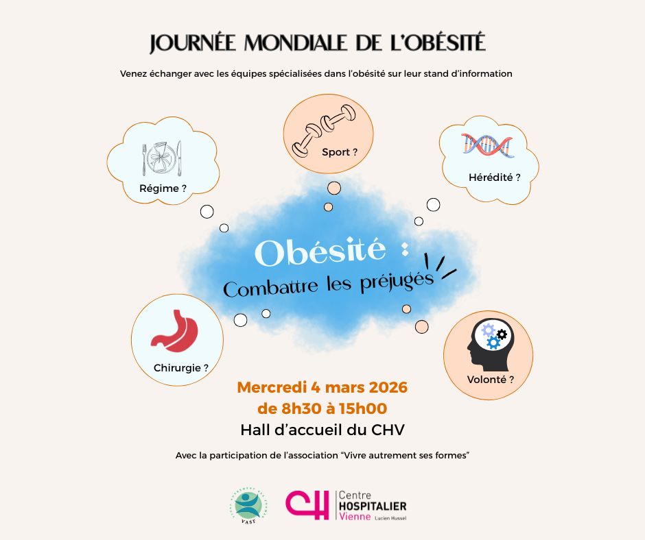 illustration Journée mondiale de l&rsquo;obésité – 4 mars 2026 au CHV